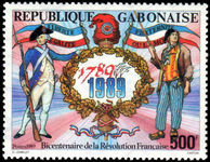 Gabon 1989 French Revolution unmounted mint.