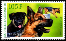 New Caledonia 2003 German Shepherd Dogs unmounted mint.