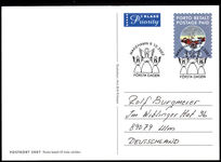 Aland 2007 Postage Paid Postal Card first day cover