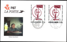 Denmark France 1988 French-Danish Culture Combination first day cover