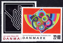 Denmark 2001 Paintings unmounted mint.