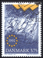 Denmark 1992 European Single Market fine used.