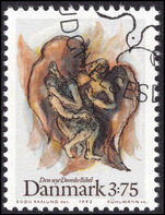 Denmark 1992 New Danish Bible fine used.