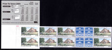 Denmark 2005 Domestic Architecture booklet unmounted mint.