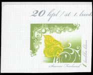 Finland 2010 Butterfly personalised stamp unmounted mint.