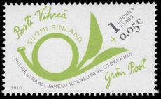 Finland 2010 Carbon-neutral stamp unmounted mint.