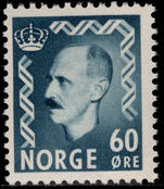 Norway 1950-57 60ø slate-blue unmounted mint.
