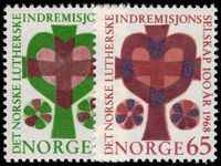 Norway 1968 Norwegian Lutheran Home Mission unmounted mint.