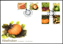 Sweden 2008 Vegetables First Day Cover