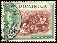 Dominica 1951 2c Carib Baskets fine used.
