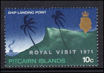 Pitcairn Islands 1971 Royal Visit unmounted mint.