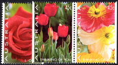 Australia 1994 Greetings Stamps. Flower photographs by Lariane Fonseca unmounted mint.