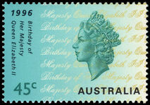 Australia 1996 Queen Elizabeth II's Birthday unmounted mint.