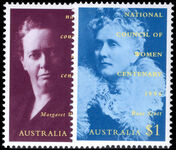 Australia 1996 Centenary of the National Council of Women unmounted mint.