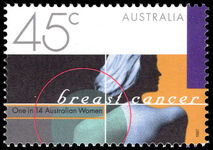 Australia 1997 Breast Cancer Awareness Campaign unmounted mint.