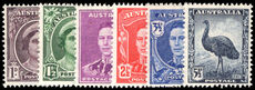 Australia 1942-50 set lightly mounted mint.