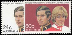 Australia 1981 Royal Wedding unmounted mint.