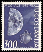 Yugoslavia 1958 International Geophysical Year air unmounted mint.
