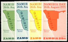 Zambia 1975 Namibia Day unmounted mint.