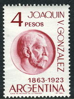 Argentina 1964 Gonzales unmounted mint.