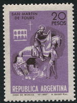 Argentina 1968 St Martin Of Tours unmounted mint.