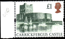 1992 £1 Harrison Castle unmounted mint.