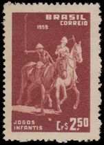 Brazil 1959 Youth Games Polo unmounted mint.