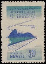 Brazil 1959 Roads Congress lightly mounted mint.