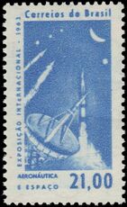 Brazil 1963 Space Exhibition unmounted mint.