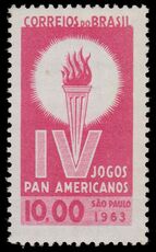 Brazil 1963 Pan-Am Games unmounted mint.