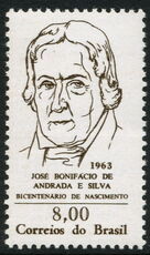 Brazil 1963 Jose de Andrada E Silva unmounted mint.
