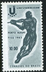 Brazil 1963 Student Games unmounted mint.