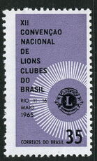 Brazil 1965 Lions Club unmounted mint.