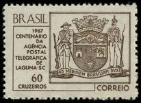 Brazil 1967 Laguna PTT unmounted mint.