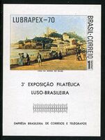 Brazil 1970 Lubrapex souvenir sheet unmounted mint.