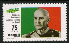 Brazil 1972 Portuguese Pres. Thomaz unmounted mint.