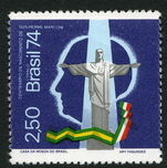 Brazil 1974 Marconi unmounted mint.