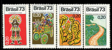 Brazil 1973 Anniversaries unmounted mint.