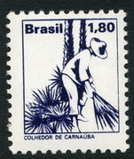 Brazil 1978 1.80 Carnauba Cutter unmounted mint.