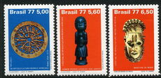 Brazil 1977 Black & African Culture unmounted mint.