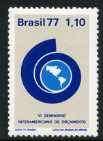 Brazil 1977 Budget Seminar unmounted mint.