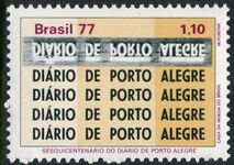Brazil 1977 Newspaper unmounted mint.