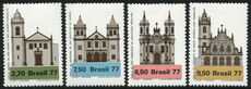 Brazil 1977 Churches unmounted mint.