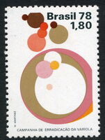 Brazil 1978 Smallpox unmounted mint.