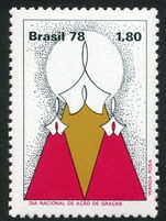 Brazil 1978 Thanksgiving Day unmounted mint.