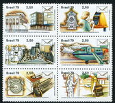 Brazil 1979 UPU Postal Systems block unmounted mint.