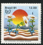 Brazil 1981 Disabled Year unmounted mint.