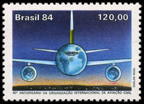 Brazil 1984 Civil Aviation unmounted mint.