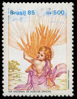 Brazil 1985 Thanksgiving Day unmounted mint.
