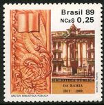 Brazil 1989 National Library unmounted mint.